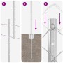 Reja con postes Plateado 1.2 x 10 m Acero