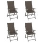 Liegende Gartenstühle, 4 Stück, Kissen aus massivem Akazienholz von vidaXL, Gartenstühle - Ref: Foro24-3065385, Preis: 321,26...