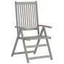 Reclining garden chairs 4 pcs cushions solid acacia wood by vidaXL, Garden chairs - Ref: Foro24-3065385, Price: 282,08 €, Dis...