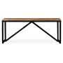 Banco de madera maciza de mango 110x35x45 cm