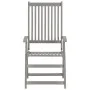 Reclining garden chairs 4 pcs cushions solid acacia wood by vidaXL, Garden chairs - Ref: Foro24-3065385, Price: 282,08 €, Dis...