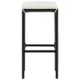 Garden high table and stools with 3-piece black PE rattan cushions. by vidaXL, Garden sets - Ref: Foro24-3064817, Price: 163,...