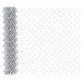 Reja con postes Plateado 1.2 x 25 m Acero