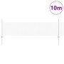 Reja con postes Plateado 0.5 x 10 m Acero