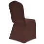 Elastic chair cover 4 units brown by vidaXL, Covers - Ref: Foro24-131416, Price: 18,83 €, Discount: %