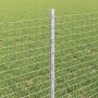 Reja con postes Plateado 0.6 x 10 m Acero
