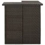 Garden bar set 8 pieces with brown synthetic rattan cushions by vidaXL, Garden sets - Ref: Foro24-3064925, Price: 741,89 €, D...