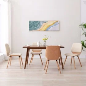 Dining chairs 4 units cream-colored synthetic leather by vidaXL, dining chairs - Ref: Foro24-3054806, Price: 470,73 €, Discou...