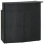 Conjunto de bar de jardín 3 piezas negro de vidaXL, Conjuntos de jardín - Ref: Foro24-3064886, Precio: 372,34 €, Descuento: %