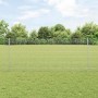 Reja con postes Plateado 1 x 10 m Acero