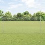Reja con postes Plateado 1.4 x 10 m Acero