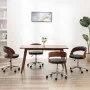 Dining chairs 4 pcs curved wood and synthetic leather by vidaXL, dining chairs - Ref: Foro24-3054909, Price: 556,98 €, Discou...
