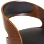 Esszimmerstühle 4 Stück aus gebogenem Holz und Kunstleder von vidaXL, Essstühle - Ref: Foro24-3054909, Preis: 556,98 €, Rabat...
