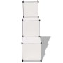Estantería de cubos con 6 compartimentos blanco