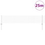 Reja con postes Plateado 0.4 x 25 m Acero