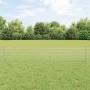 Reja con postes Plateado 0.4 x 25 m Acero