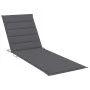 Lounger with anthracite gray cushion impregnated pine wood by vidaXL, Loungers - Ref: Foro24-3065819, Price: 127,30 €, Discou...