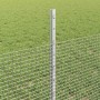 Reja con postes Plateado 0.5 x 25 m Acero