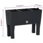 Gartenbett PP Rattan Anthrazitgrau 60x25x46 cm von vidaXL, Töpfe und Pflanzgefäße - Ref: Foro24-152208, Preis: 67,13 €, Rabat...