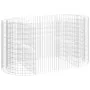 Arriate de gaviones de hierro galvanizado 200x100x100 cm de vidaXL, Maceteros y jardineras - Ref: Foro24-152045, Precio: 92,9...
