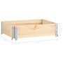 Blumenbeet aus massivem Kiefernholz, 60 x 80 cm von vidaXL, Töpfe und Pflanzgefäße - Ref: Foro24-3055160, Preis: 43,15 €, Rab...