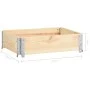 Blumenbeet aus massivem Kiefernholz, 60 x 80 cm von vidaXL, Töpfe und Pflanzgefäße - Ref: Foro24-3055160, Preis: 38,82 €, Rab...