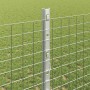 Reja con postes Plateado 1.2 x 25 m Acero