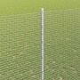 Reja con postes Plateado 1.4 x 25 m Acero