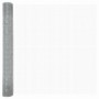 Reja con postes Plateado 1.4 x 25 m Acero