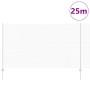 Reja con postes Plateado 1.4 x 25 m Acero
