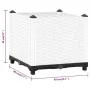 Blumenbeet aus Polypropylen 40x40x38 cm von vidaXL, Töpfe und Pflanzgefäße - Ref: Foro24-153308, Preis: 30,67 €, Rabatt: %