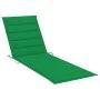 Lounger with green impregnated pinewood cushion by vidaXL, Loungers - Ref: Foro24-3065854, Price: 129,22 €, Discount: %