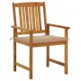 Garden chairs with cushions 8 pcs solid acacia wood by vidaXL, Garden chairs - Ref: Foro24-3078169, Price: 653,79 €, Discount: %