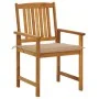 Garden chairs with cushions 8 pcs solid acacia wood by vidaXL, Garden chairs - Ref: Foro24-3078169, Price: 631,57 €, Discount: %