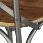 Esszimmerstühle 4 Stk. Rückenlehne aus Mangoholz und Kreuzstahl von vidaXL, Essstühle - Ref: Foro24-274882, Preis: 407,65 €, ...
