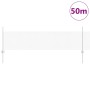 Reja con postes Plateado 0.5 x 50 m Acero