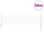 Reja con postes Plateado 0.5 x 50 m Acero