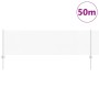 Reja con postes Plateado 0.6 x 50 m Acero