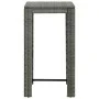 Garden bar furniture set, 5 pieces, with gray synthetic rattan cushions. by vidaXL, Garden sets - Ref: Foro24-3064779, Price:...