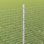 Reja con postes Plateado 0.8 x 50 m Acero
