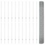 Reja con postes Plateado 1.2 x 50 m Acero