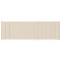 Lounger with cream impregnated pinewood cushion by vidaXL, Loungers - Ref: Foro24-3065821, Price: 119,92 €, Discount: %