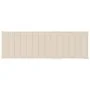 Lounger with cream impregnated pinewood cushion by vidaXL, Loungers - Ref: Foro24-3065821, Price: 124,81 €, Discount: %