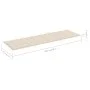 Lounger with cream impregnated pinewood cushion by vidaXL, Loungers - Ref: Foro24-3065821, Price: 124,81 €, Discount: %