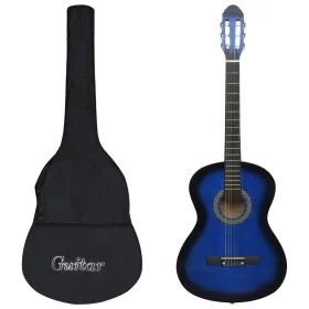 Beginner Classical Guitar with Blue Case 4/4 39" by vidaXL, Guitars - Ref: Foro24-3055599, Price: 75,29 €, Discount: %