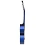 Einsteiger-Konzertgitarre mit blauem Koffer 4/4 39" von vidaXL, Gitarren - Ref: Foro24-3055599, Preis: 75,29 €, Rabatt: %