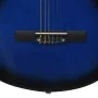 Einsteiger-Konzertgitarre mit blauem Koffer 4/4 39" von vidaXL, Gitarren - Ref: Foro24-3055599, Preis: 75,29 €, Rabatt: %