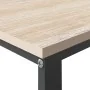 Computertisch aus Spanplatte in Schwarz und Eiche, 110 x 60 x 73 cm von vidaXL, Schreibtische - Ref: Foro24-30203, Preis: 106...