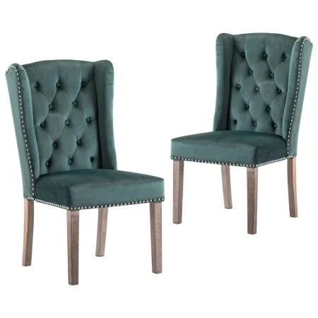 Dining chairs, 2 units, dark green velvet by vidaXL, dining chairs - Ref: Foro24-3055853, Price: 373,55 €, Discount: %