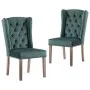 Dining chairs, 2 units, dark green velvet by vidaXL, dining chairs - Ref: Foro24-3055853, Price: 373,55 €, Discount: %